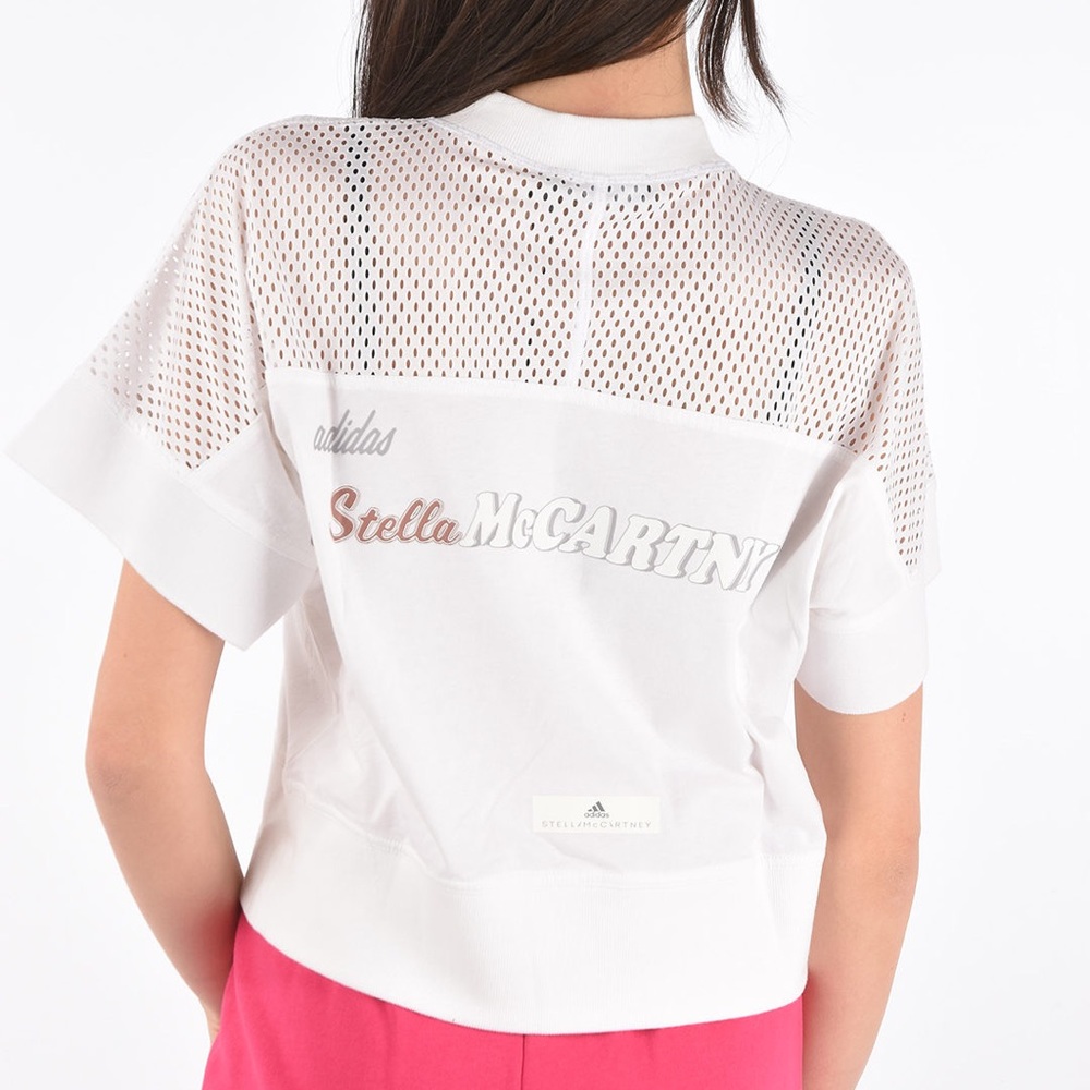 adidas Stella McCartney Cropped Mesh Top